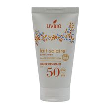 Foto van Uvbio Sunscreen SPF 50 Bio (water resistant)