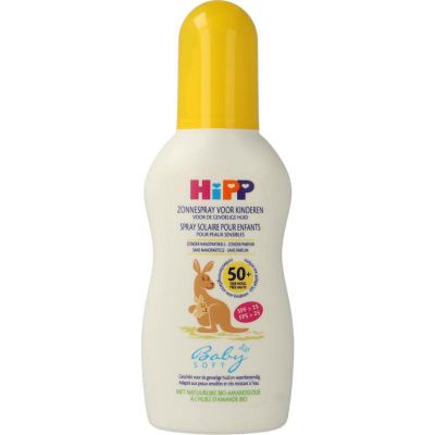 Hipp Baby soft zonnespray voor kinderen Hipp Baby soft zonnespray voor kinderen 150 Milliliter - In de zon