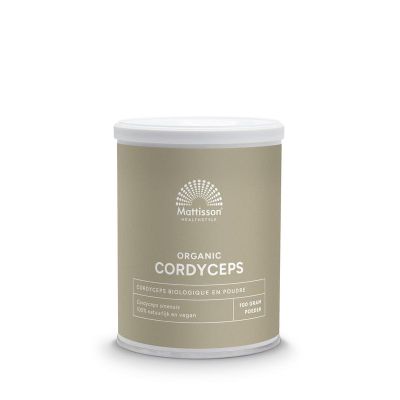 Mattisson Absolute cordyceps powder organic Mattisson Absolute cordyceps powder organic 100 gram - Mycotherapie Paddestoelen