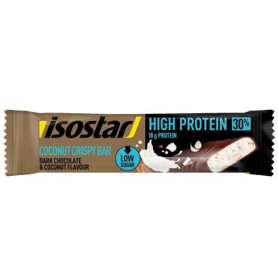 Isostar High protein 30 bar coconut crispy 55 gram - Sportvoeding