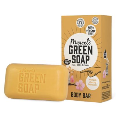 Marcel's GR Soap Shower bar vanilla & cherry Marcel's GR Soap Shower bar vanilla & cherry 150 gram - Bad/douche