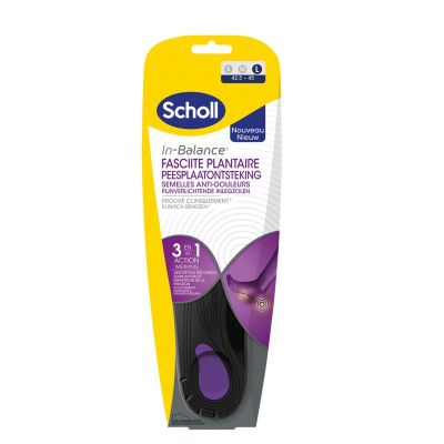 Scholl In balance inlegzolen peesplaatontsteking large 1 paar - Voetverzorging