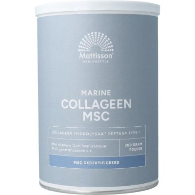 Foto van Mattisson Marine collageen blend met vit c en hyaluron MSC