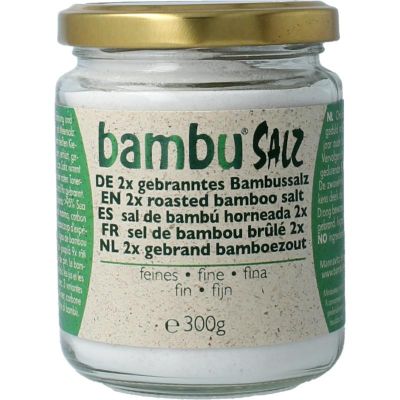 Bambu Salz Bambu zout fijn 300 gram - Voeding