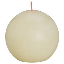 Foto van Bolsius Rustiek bolkaars shine 76 soft pearl