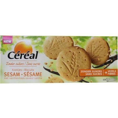 Cereal Sesam vanille koek