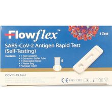 Foto van Flowflex Zelftest Covid-19 SARS-COV-2 antigeen