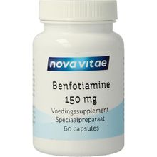 Foto van Nova Vitae Benfotiamine (Vitamine B1) 150 mg