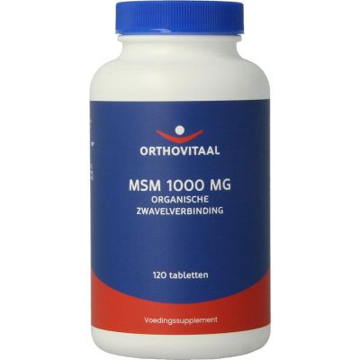 Orthovitaal MSM 1000 mg 120 tabletten - Glucosaminen chondroitine MSM