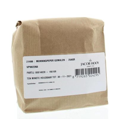 Jacob Hooy Monnikspeper gemalen 250 gram - Kruiden