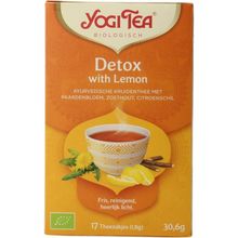 Foto van Yogi Tea Detox with lemon