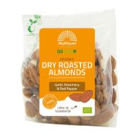 Mattisson Organic roasted almonds garlic rosemary & red pepp