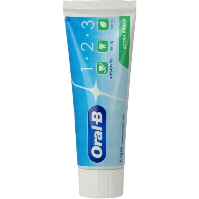 Oral B Tandpasta fresh 123 Oral B Tandpasta fresh 123 75 milliliter - Tandpasta