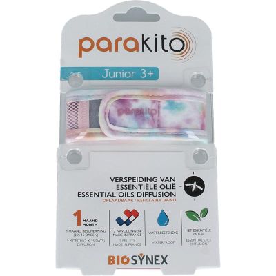 Parakito Anti mug armband junior tie dye 1 stuks - Insectenbeten