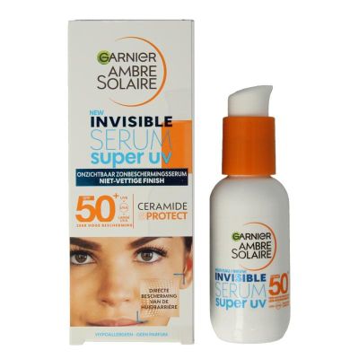 Foto van Garnier Ambre solaire sens face serum SPF50+