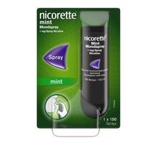 Foto van Nicorette Mondspray mint 1 mg