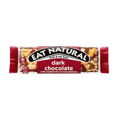 Eat Natural Pure chocolade met cranberries & macadamia