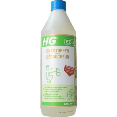 HG Eco ontstopper HG Eco ontstopper 1000 Milliliter - Reinigingsmiddel