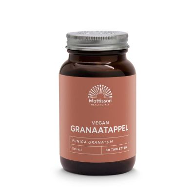 Mattisson Granaatappel 500 mg Mattisson Granaatappel 500 mg 60 tabletten - Overige vitaminen/mineralen