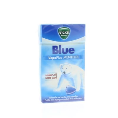 Blue menthol suikervrij box 40 gram - Snoepgoed suikervrij