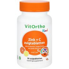 Foto van Vitortho Zink + C kind zuigtabletten