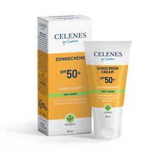 Foto van Celenes Herbal sunscreen cream anti-aging SPF50