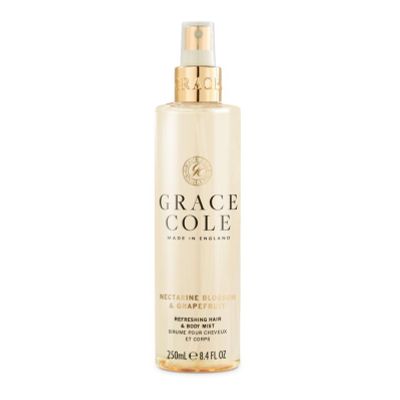 Grace Cole Nectarine blossom & grapefruit hair & body mist 250 Milliliter - Overig lichaam
