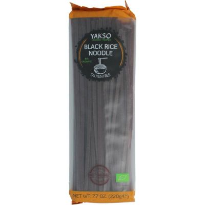 Yakso Rice noodle zwart 220 gram - Overig reform/levensmiddelen
