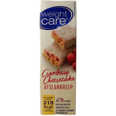 Weight Care Maaltijdreep cranberry cheesecake