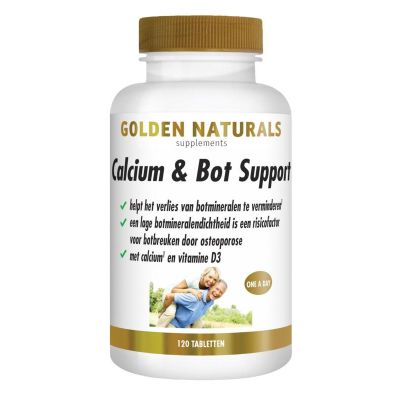 Foto van Golden Naturals Calcium & bot support