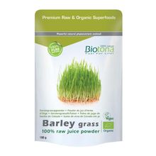 Foto van Biotona Barley grass raw juice powder