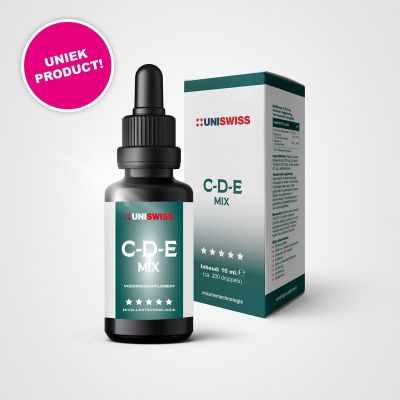 Uni Swiss-Pharma C-D-E Mix Uni Swiss-Pharma C-D-E Mix 10 Milliliter - Overige vitaminen/mineralen
