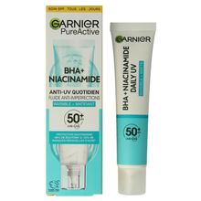 Foto van Garnier pureactive bha+ niacinam fluid