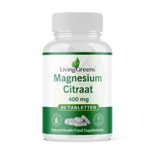 Foto van Livinggreens Magnesium citraat 400 mg