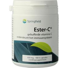 Foto van Springfield Ester-C 600 mg met bioflavonoiden