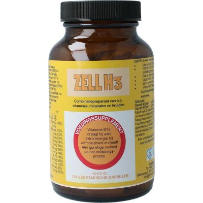 Zell H3 120 vegetarische capsules - Vitamine multi