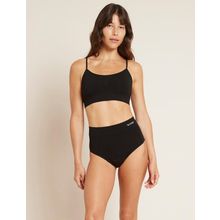 Foto van Boody Menstruatieondergoed tailleslip zwart licht/norm L