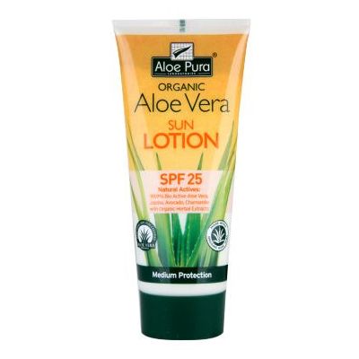 Optima Aloe pura organic aloe vera zonnelotion SPF25