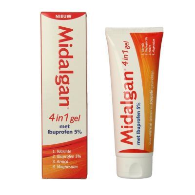 Midalgan 4 in 1 gel + 5% ibuprofen 100 gram - Sport verzorging