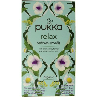 Pukka Org. Teas Relax thee 20 zakjes - Thee