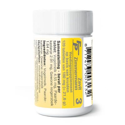 Medizimm Zavit 3 120 tabletten - Fytotherapie