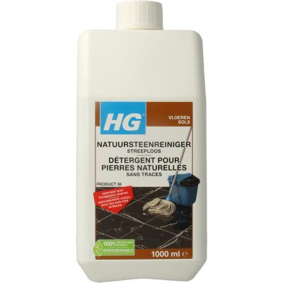 HG Natuursteen reiniger streeploos HG Natuursteen reiniger streeploos 1000 Milliliter - Reinigingsmiddel