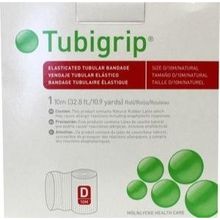 Foto van Tubigrip Maat D 10 m x 7.5 cm wit 1437