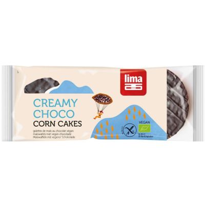 Lima Maiswafel met vegan melkchocolade bio