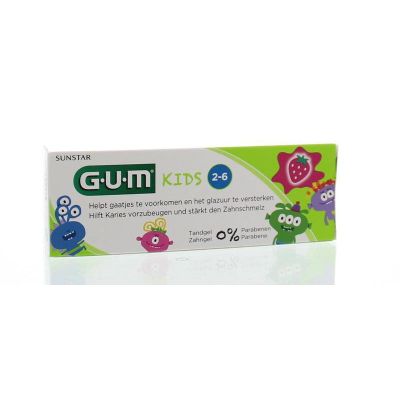 GUM Kids tandpasta aardbei