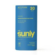 Attitude Sunly zonnebrandstick kids SPF30 Foto van Attitude Sunly zonnebrandstick kids SPF30