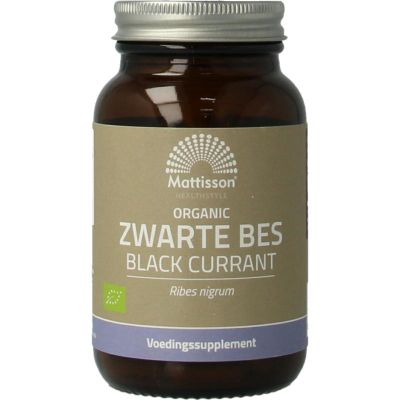 Mattisson Zwarte bes bio 120 vcaps - Fytotherapie