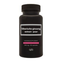 Foto van Apb Holland Siberische ginseng/eleutherococcus 500mg