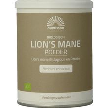 Foto van Mattisson Lion's mane poeder biologisch
