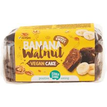 Foto van Terrasana Vegan cake banaan & walnoot bio